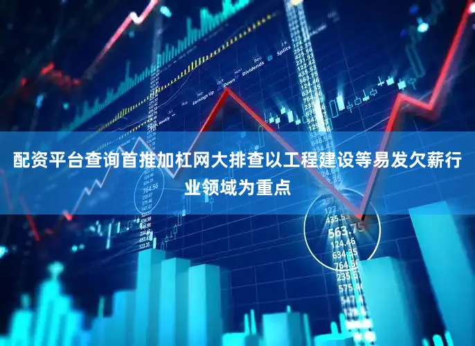 配资平台查询首推加杠网大排查以工程建设等易发欠薪行业领域为重点